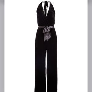 NWT Alice + Olivia Cyprus Velvet Jumpsuit- Size 0